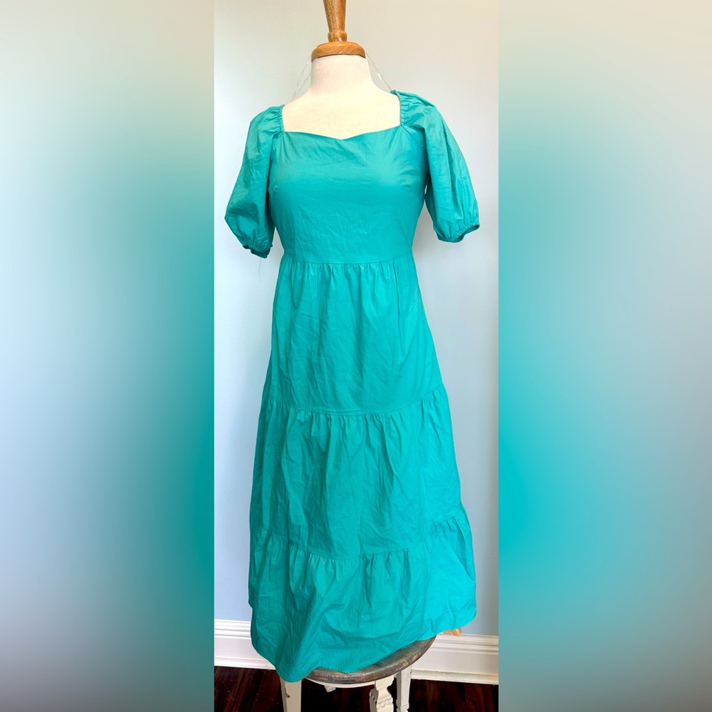 HYFVE Harley Midi Dress, Aqua size medium
